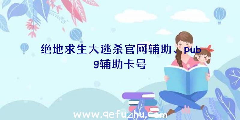 绝地求生大逃杀官网辅助、pubg辅助卡号