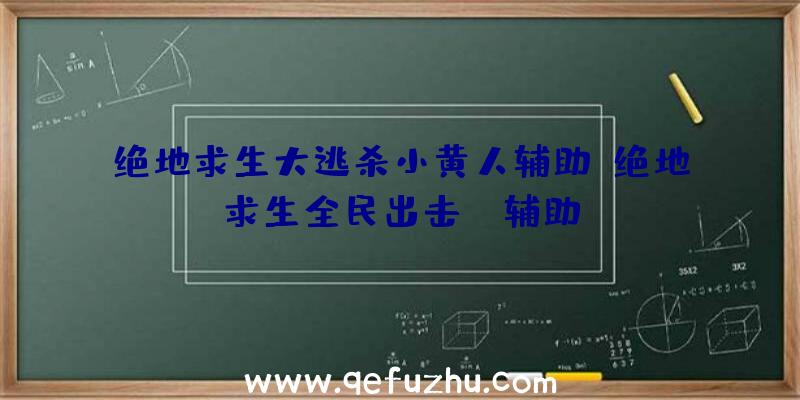 绝地求生大逃杀小黄人辅助、绝地求生全民出击pc辅助