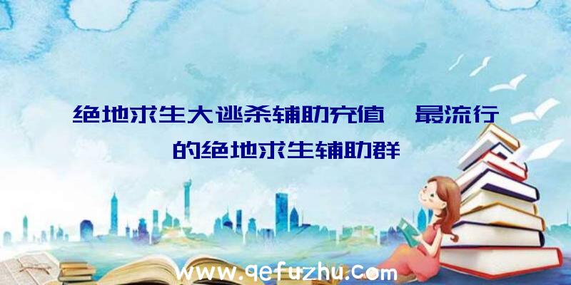 绝地求生大逃杀辅助充值、最流行的绝地求生辅助群