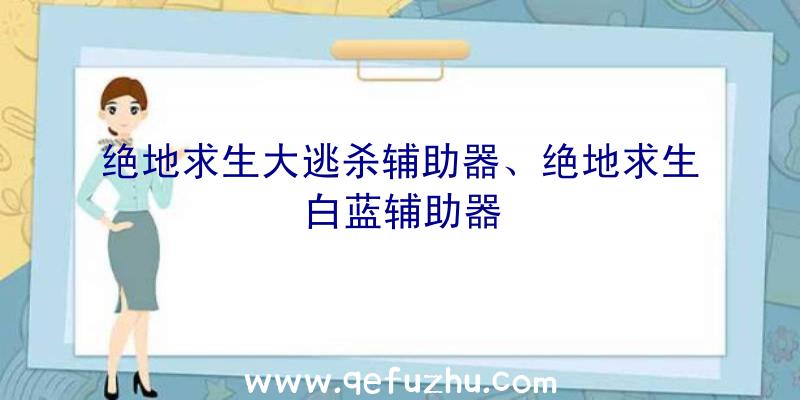 绝地求生大逃杀辅助器、绝地求生白蓝辅助器