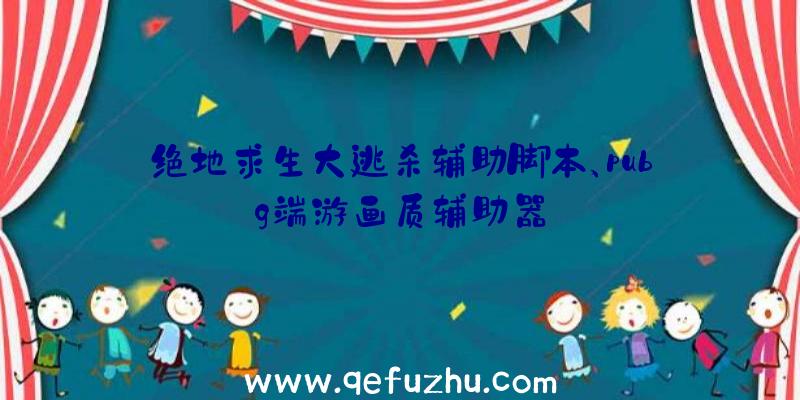 绝地求生大逃杀辅助脚本、pubg端游画质辅助器