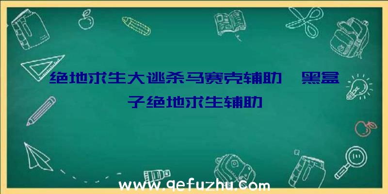 绝地求生大逃杀马赛克辅助、黑盒子绝地求生辅助