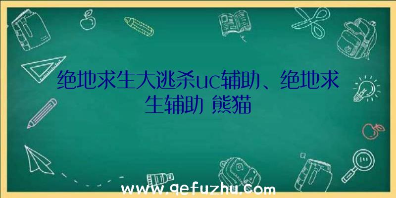 绝地求生大逃杀uc辅助、绝地求生辅助