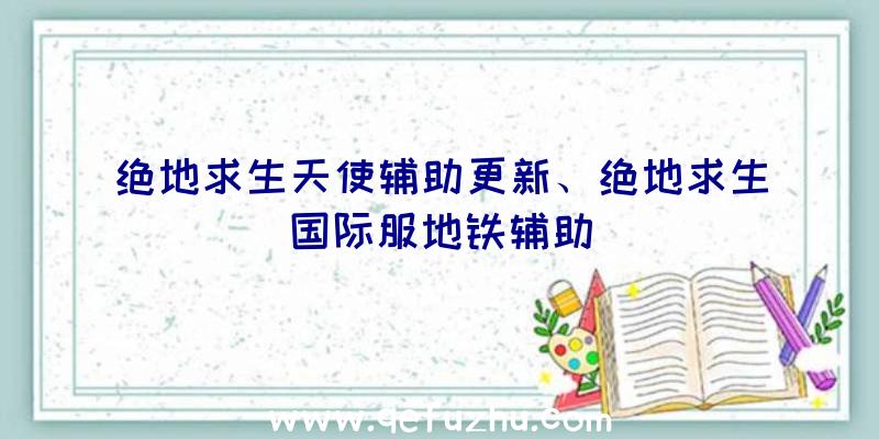 绝地求生天使辅助更新、绝地求生国际服地铁辅助