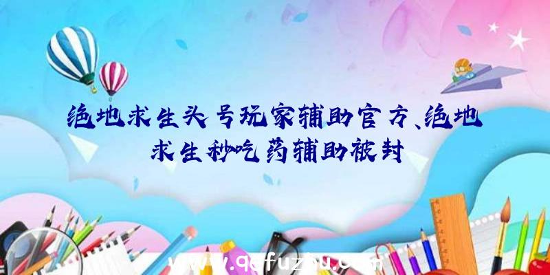 绝地求生头号玩家辅助官方、绝地求生秒吃药辅助被封