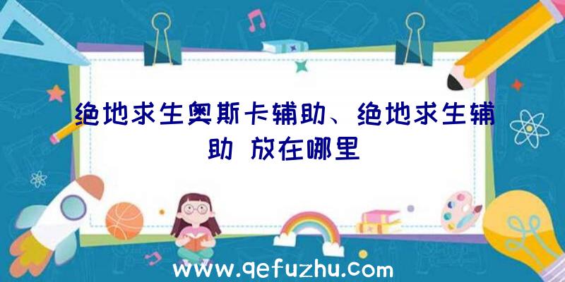 绝地求生奥斯卡辅助、绝地求生辅助