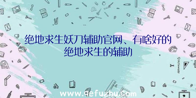 绝地求生妖刀辅助官网、有啥好的绝地求生的辅助