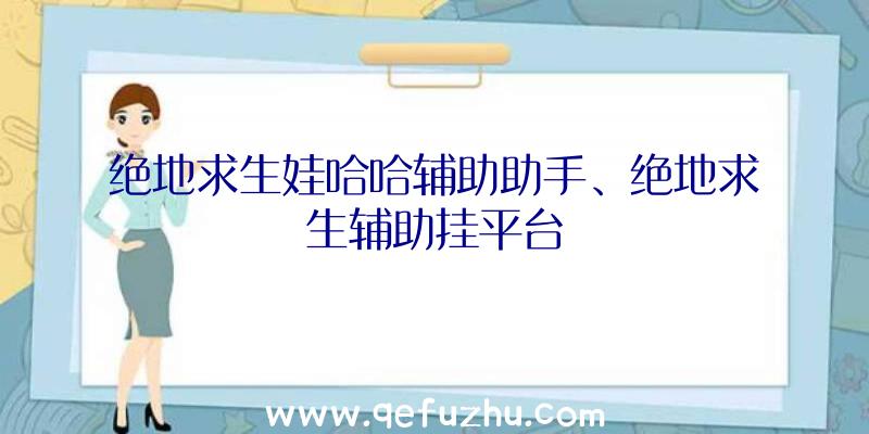 绝地求生娃哈哈辅助助手、绝地求生辅助挂平台