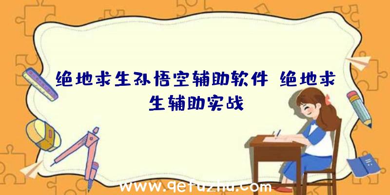 绝地求生孙悟空辅助软件、绝地求生辅助实战