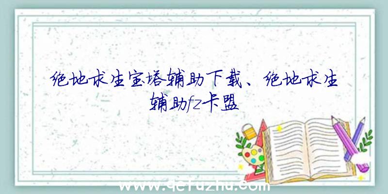 绝地求生宝塔辅助下载、绝地求生辅助fz卡盟