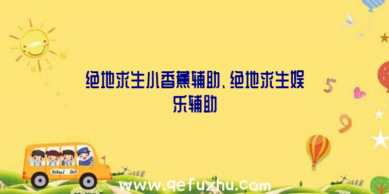 绝地求生小香蕉辅助、绝地求生娱乐辅助