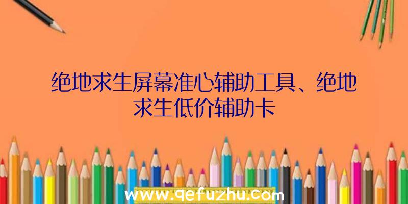 绝地求生屏幕准心辅助工具、绝地求生低价辅助卡