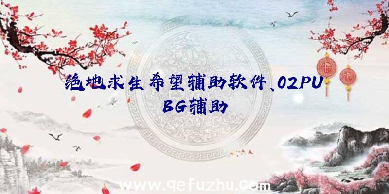 绝地求生希望辅助软件、02PUBG辅助