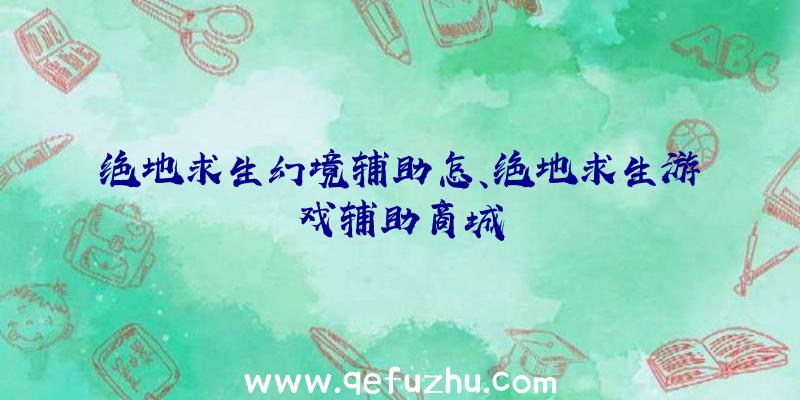 绝地求生幻境辅助怎、绝地求生游戏辅助商城