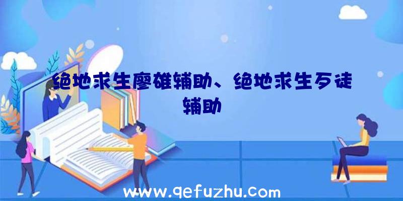 绝地求生廖雄辅助、绝地求生歹徒辅助