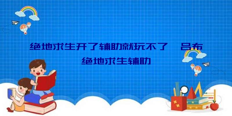 绝地求生开了辅助就玩不了、吕布绝地求生辅助