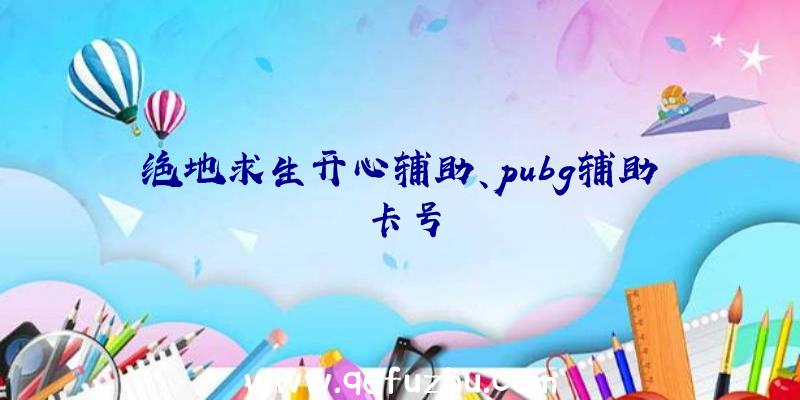 绝地求生开心辅助、pubg辅助卡号