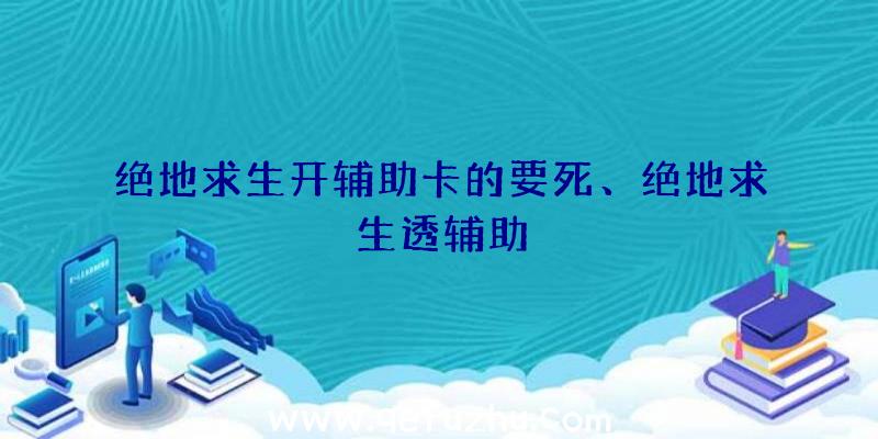 绝地求生开辅助卡的要死、绝地求生透辅助