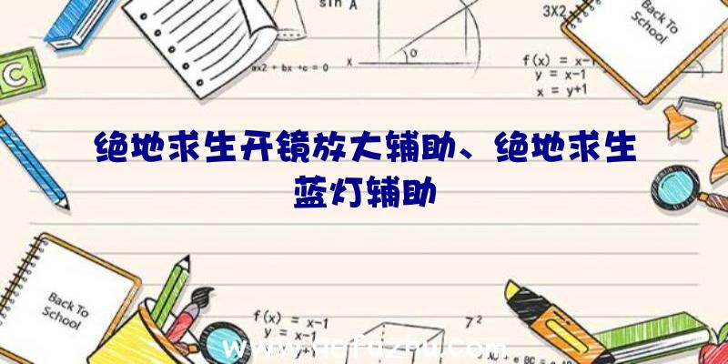 绝地求生开镜放大辅助、绝地求生蓝灯辅助