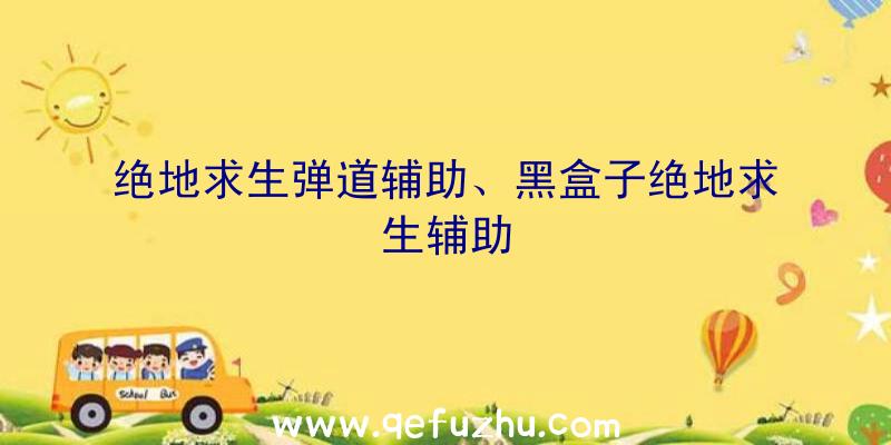 绝地求生弹道辅助、黑盒子绝地求生辅助