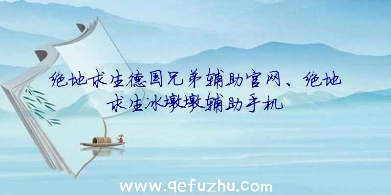 绝地求生德国兄弟辅助官网、绝地求生冰墩墩辅助手机