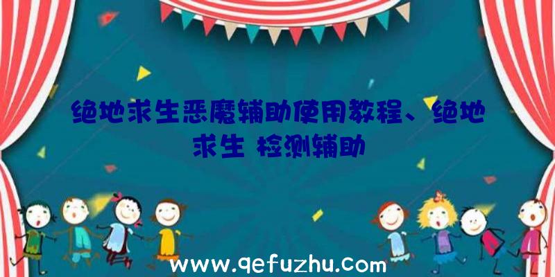 绝地求生恶魔辅助使用教程、绝地求生