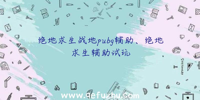 绝地求生战地pubg辅助、绝地求生辅助试玩