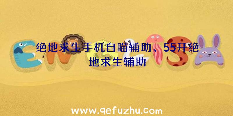 绝地求生手机自瞄辅助、55开绝地求生辅助