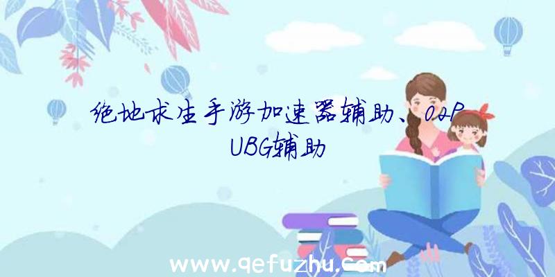 绝地求生手游加速器辅助、02PUBG辅助