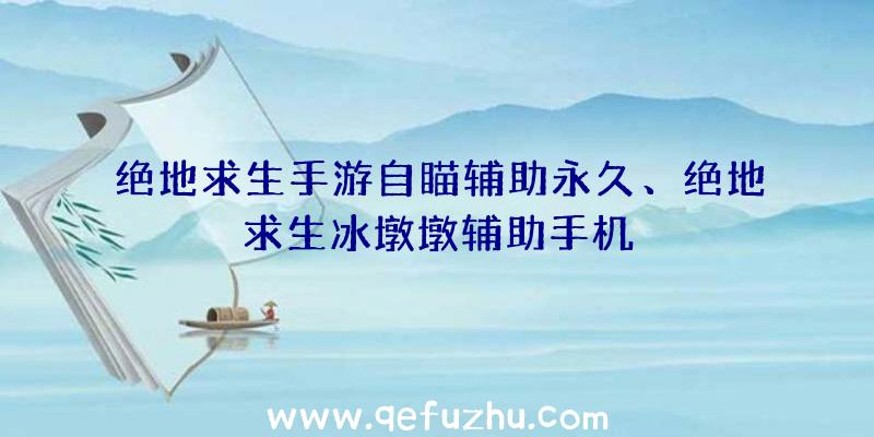 绝地求生手游自瞄辅助永久、绝地求生冰墩墩辅助手机