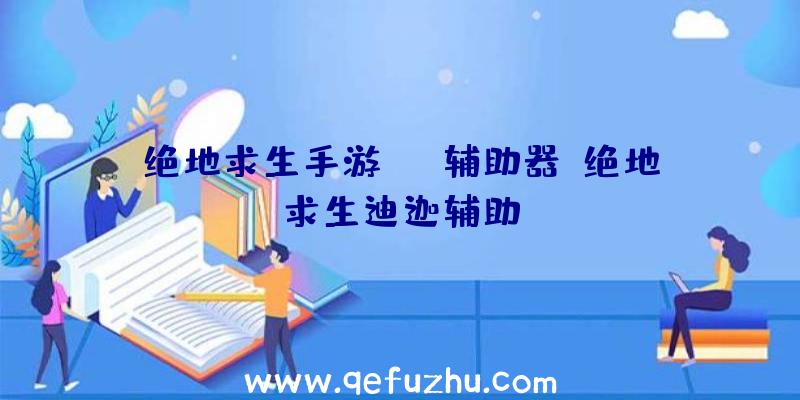 绝地求生手游iso辅助器、绝地求生迪迦辅助