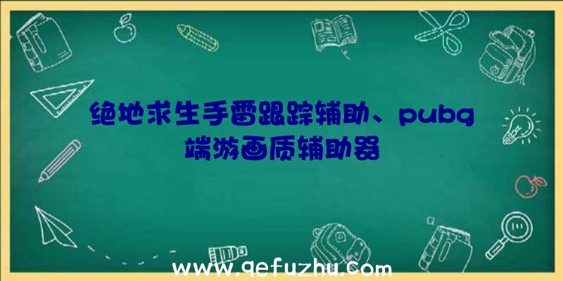 绝地求生手雷跟踪辅助、pubg端游画质辅助器