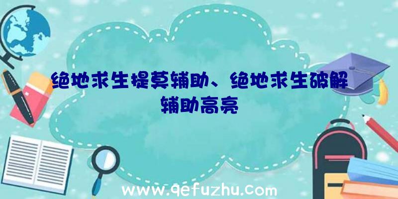 绝地求生提莫辅助、绝地求生破解辅助高亮