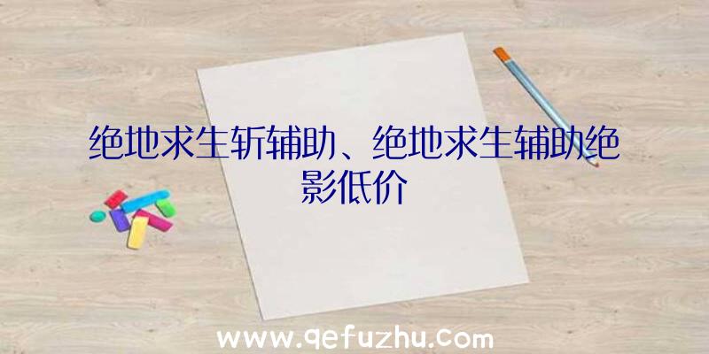 绝地求生斩辅助、绝地求生辅助绝影低价