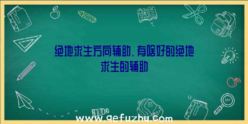 绝地求生方向辅助、有啥好的绝地求生的辅助