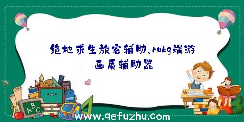 绝地求生旅客辅助、pubg端游画质辅助器