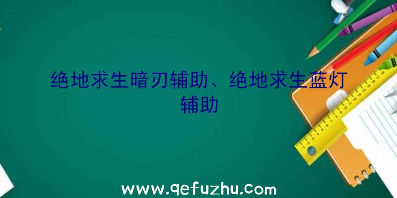 绝地求生暗刃辅助、绝地求生蓝灯辅助