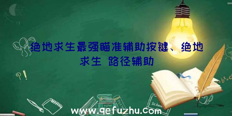 绝地求生最强瞄准辅助按键、绝地求生