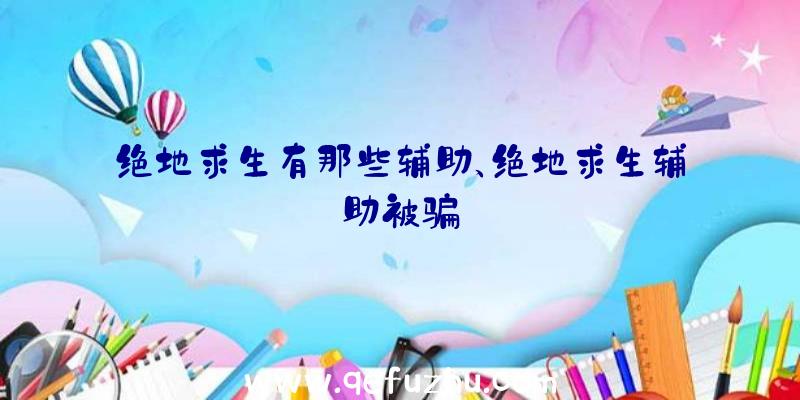 绝地求生有那些辅助、绝地求生辅助被骗