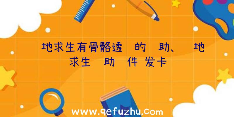 绝地求生有骨骼透视的辅助、绝地求生辅助软件