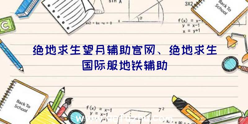 绝地求生望月辅助官网、绝地求生国际服地铁辅助