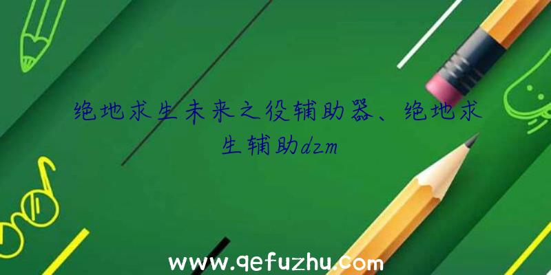 绝地求生未来之役辅助器、绝地求生辅助dzm