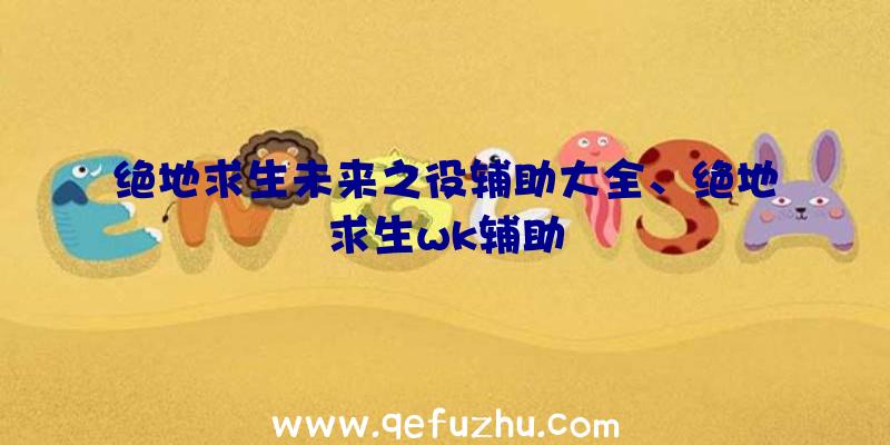 绝地求生未来之役辅助大全、绝地求生wk辅助