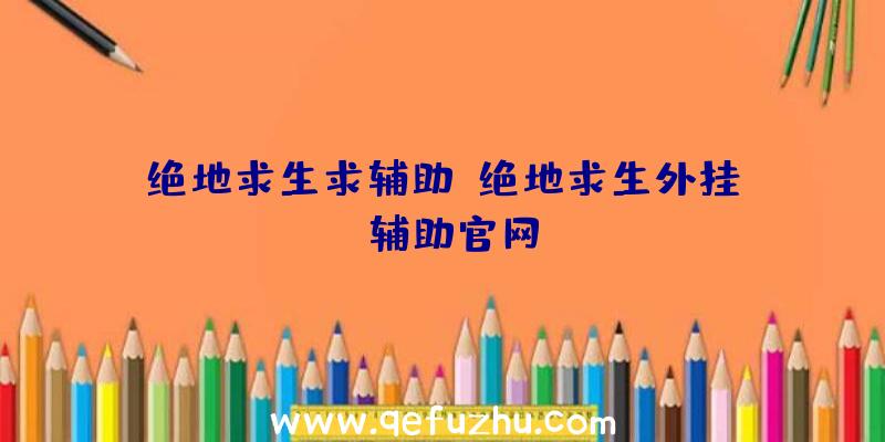 绝地求生求辅助、绝地求生外挂jr辅助官网