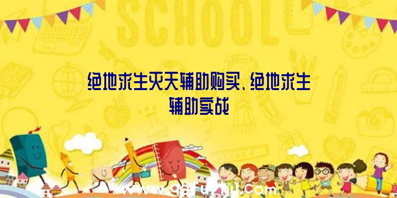 绝地求生灭天辅助购买、绝地求生辅助实战