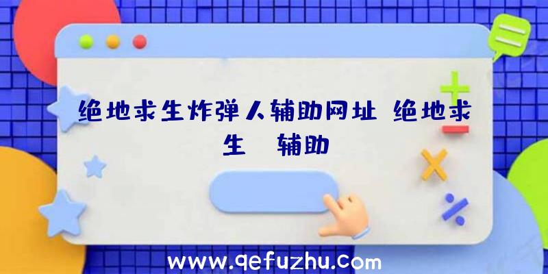 绝地求生炸弹人辅助网址、绝地求生da辅助