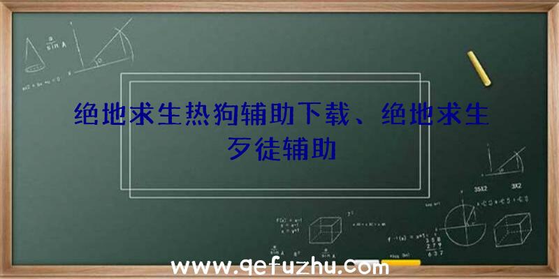 绝地求生热狗辅助下载、绝地求生歹徒辅助