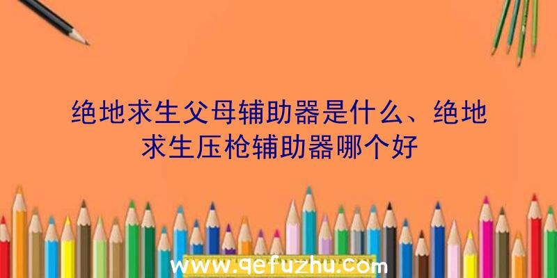 绝地求生父母辅助器是什么、绝地求生压枪辅助器哪个好