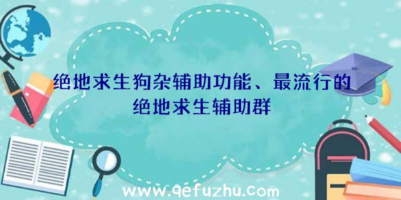 绝地求生狗杂辅助功能、最流行的绝地求生辅助群