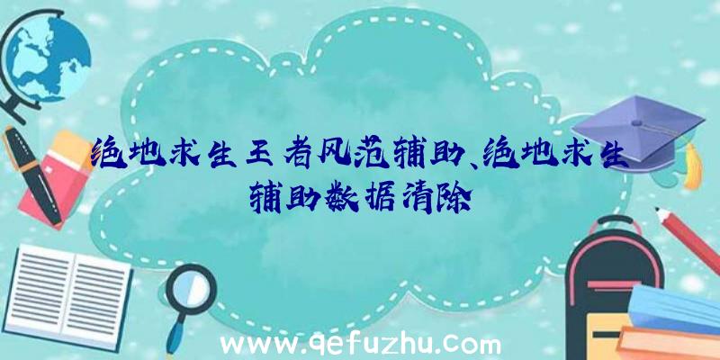 绝地求生王者风范辅助、绝地求生辅助数据清除